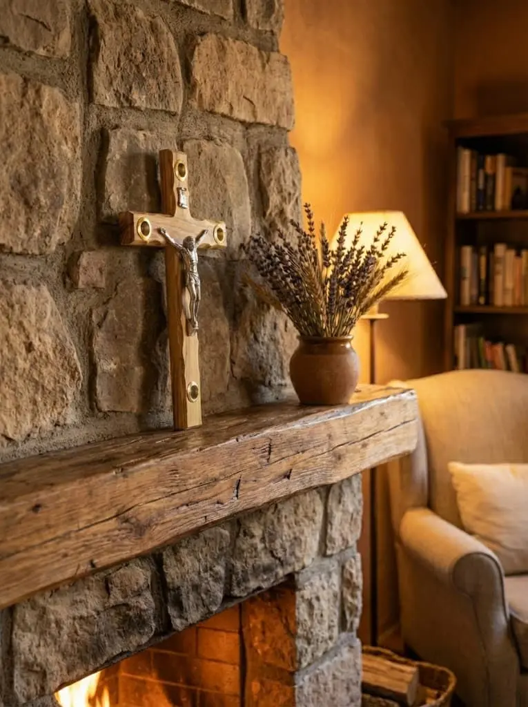Roman Catholic Latin Cross – With Jerusalem Soil, Blessed in Jerusalem