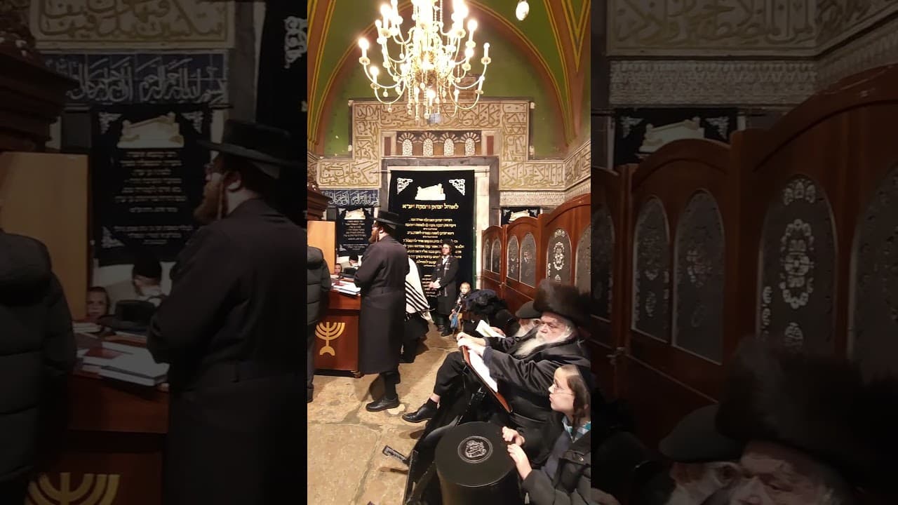 Prayer at the Tombs of Abraham and Sarah – Cave of the Patriarchs, Hebron #israel  #hebron
