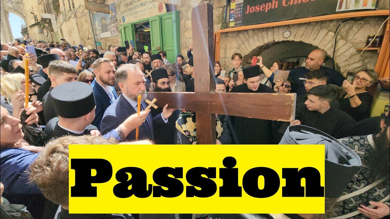 Eastern Orthodox Good Friday Procession in Jerusalem: Commemorating Christ's Sacrifice