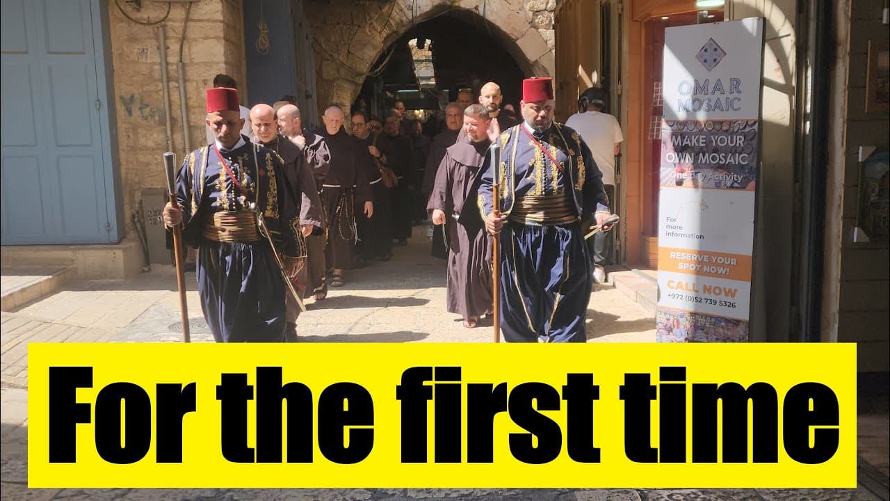 They Opened the Gate Just for Him – A Rare Moment Inside the Church of the Holy Sepulchre, Jerusalem